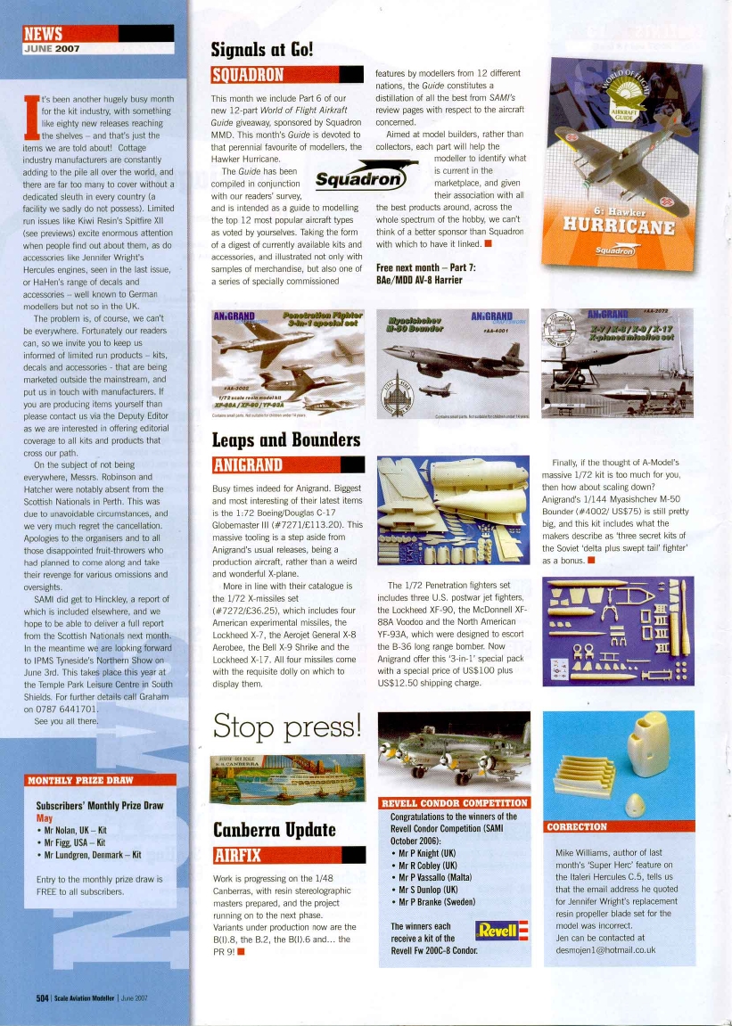 Scale Aviation Modeller International 2007-06